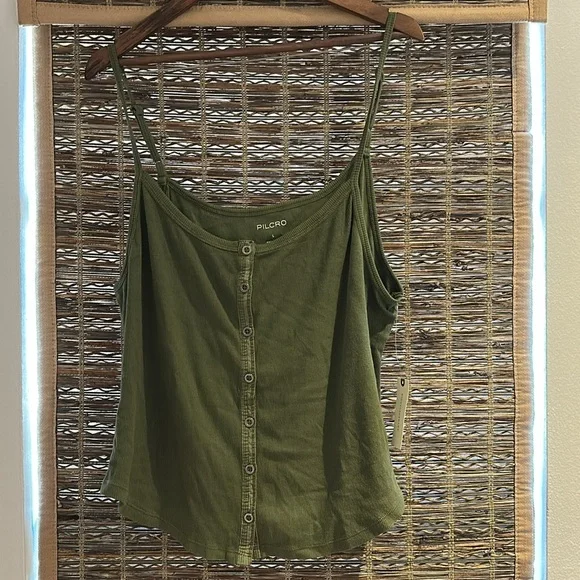 NWT Pilcro Button Front Cami - Picture 3 of 5